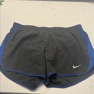 Nike Black and Blue Running Shorts